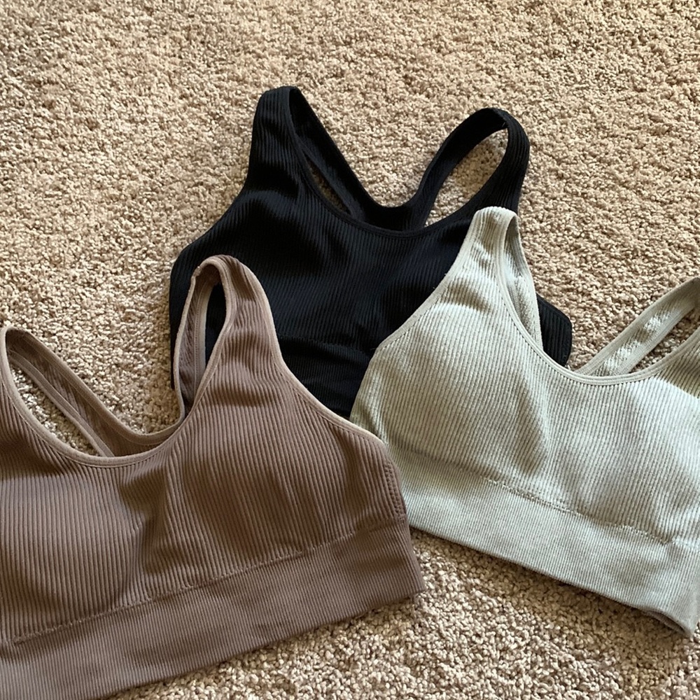 BUNDLE! THREE Aerie sports/lounge bras